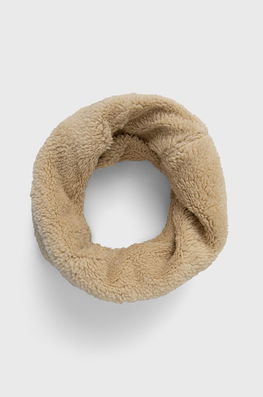 Dakine Fular împletit Culoarea Bej, Material Neted Dama, Tricotaj
