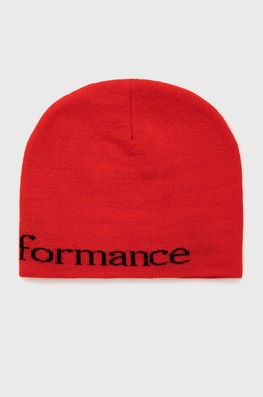 Peak Performance Căciulă Culoarea Rosu Dama, Model Print