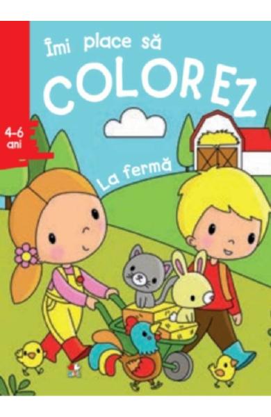 Imi place sa colorez. La ferma 4-6 ani