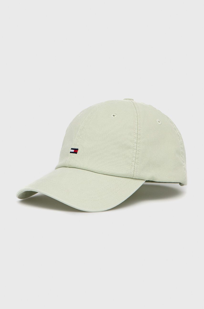 Tommy Hilfiger Sapca Culoarea Verde, Neted Bărbaţi