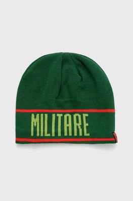 Aeronautica Militare Caciula Culoarea Verde, Din Tesatura Neteda Bărbaţi, Model Print