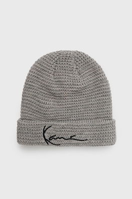 Karl Kani Caciula Culoarea Gri, Din Tricot Gros Dama, Model Imprimeu