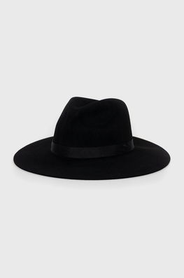 Polo Ralph Lauren Palarie De Lana Culoarea Negru, De Lana Dama
