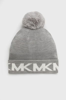 Michael Kors Caciula Culoarea Gri, Din Tesatura Neteda Dama