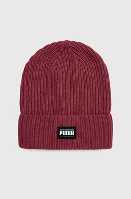 Puma Caciula Culoarea Violet, Din Tesatura Neteda Dama, Model Imprimeu