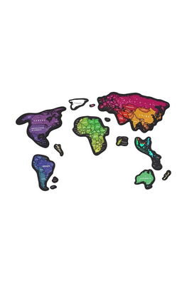 1DEA.me Hartă Răzuibilă Travel Map Magnetic World Bărbaţi Multicolor