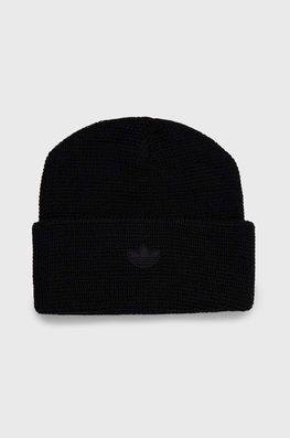 Adidas Originals Caciula Culoarea Negru, Din Tricot Gros Dama