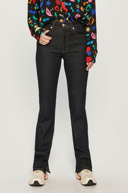 Trapez Jeansi Love Moschino Dama Bleumarin