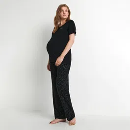 Sinsay - Set pijama MAMĂ - Negru