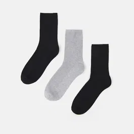 Sinsay - Set de 3 perechi de șosete din tricot striat - Multicolor