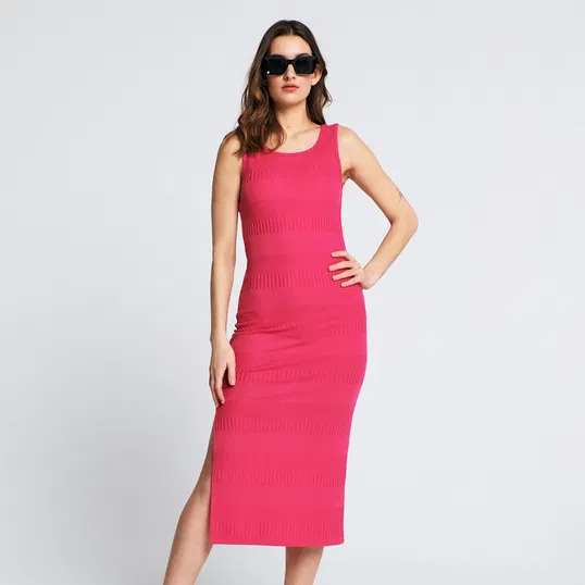Sinsay - Rochie midi - Roz