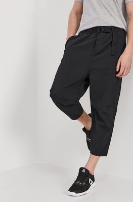 Reebok Pantaloni GJ6439 Bărbați, Culoarea Negru, Model Drept Bărbaţi, Panza