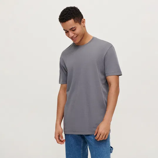 House - Tricou basic uni - Gri