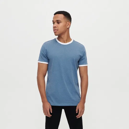 House - Tricou basic uni - Albastru