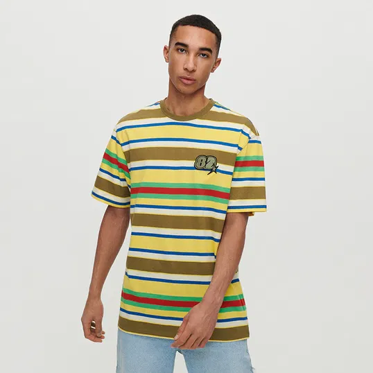 House - Tricou în dungi - Multicolor