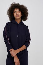 Tommy Hilfiger Bluza Femei, Culoarea Albastru Marin, Neted Dama Bleumarin, Cu Elastan
