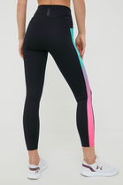 Under Armour Leggins De Alergare Speedpocket 1369755 Femei, Culoarea Negru, Modelator Dama, Tricotaj