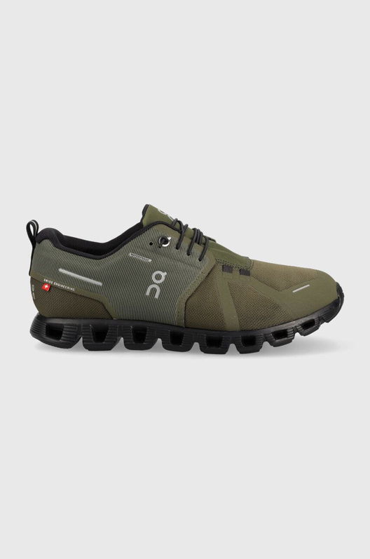 Running Pantofi De Alergat Cloud Waterproof Culoarea Verde On-running Bărbaţi, Sintetic