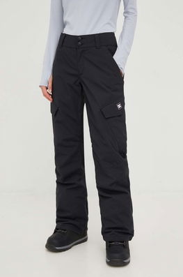 DC Pantaloni Snowboard Nonchalant Culoarea Negru Dama, Panza