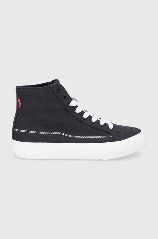 Levi's Tenisi Femei, Culoarea Negru Dama, Textil