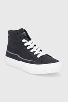 Levi's Tenisi Femei, Culoarea Negru Dama, Textil