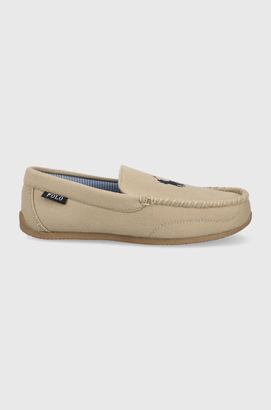 Polo Ralph Lauren Mocasini Declan Barbati, Culoarea Bej Bărbaţi, Textil, Casual
