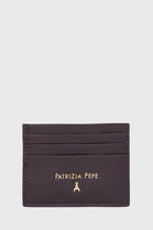 Patrizia Pepe Portofel Femei, Culoarea Violet Dama, Piele