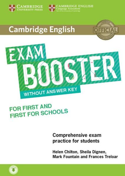 Cambridge English Exam Booster for First and First for Schools without answer key, with audio - Paperback brosat - Helen Chilton, Mark Fountain, Sheila Dignen, Frances Treloar - Cambridge