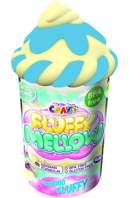 Slime pufos: Inghetata albastru