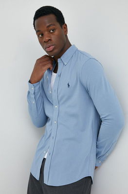Down, Regular Polo Ralph Lauren Bărbaţi Albastru, Bumbac, Casual