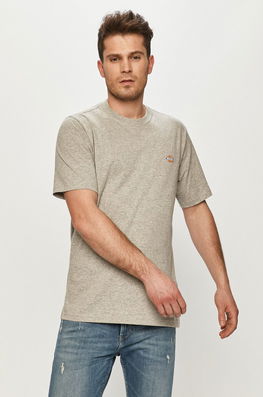 Dickies Tricou Culoarea Gri Bărbaţi, Bumbac