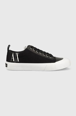 Armani Exchange Tenisi Barbati, Culoarea Negru Bărbaţi, Imitatie De Piele
