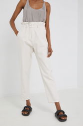 Answear Lab Jeansi Femei , High Waist Dama Alb