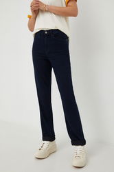 Wrangler Jeansi Straight Blue Black Femei , High Waist Dama Bleumarin