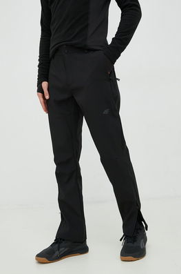 4F Pantaloni De Exterior Barbati, Culoarea Negru Bărbaţi, Panza