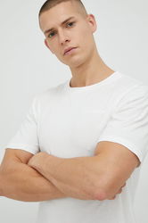 Peak Performance Tricou Din Bumbac Culoarea Alb, Neted Bărbaţi