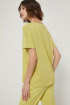Medicine Tricou Din Bumbac Culoarea Verde Dama