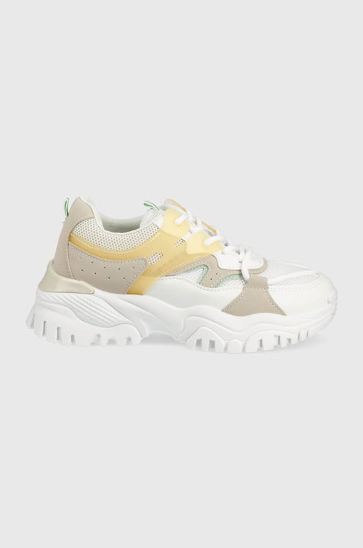 Answear Lab Pantofi Culoarea Galben Dama, Imitatie De Piele