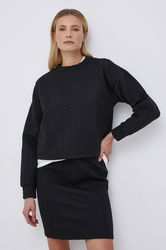 Vila Bluză Femei, Culoarea Negru, Material Neted Dama