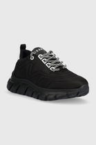 Guess Sneakers Chiarra2 Culoarea Negru Dama, Imitatie De Piele