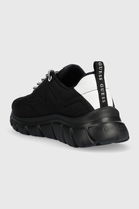 Guess Sneakers Chiarra2 Culoarea Negru Dama, Imitatie De Piele