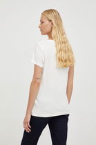 Mustang Tricou Din Bumbac Culoarea Alb Dama, Model Print