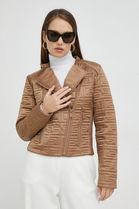 Guess Geaca Femei, Culoarea Maro, De Tranzitie Dama