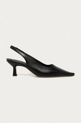 Liviana Conti Stilettos De Piele Culoarea Negru Dama, Toc Subtire