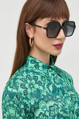 Gucci Ochelari De Soare Femei, Culoarea Negru Dama