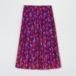 Sinsay - Fustă midi plisată - Multicolor