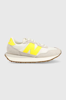 New Balance Sneakers Ws237qe, Culoarea Bej Dama, Piele Intoarsa