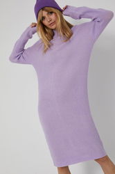 Pulover Din Amestec De Lana Essential Medicine Dama Violet, Cu Un Amestec De Lana