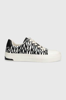 Dkny Sneakers YORK Culoarea Alb, K1385027 Dama, Imitatie De Piele