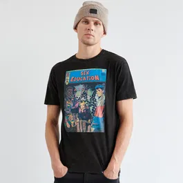 Sinsay - Tricou cu mânecă lungă - Negru
